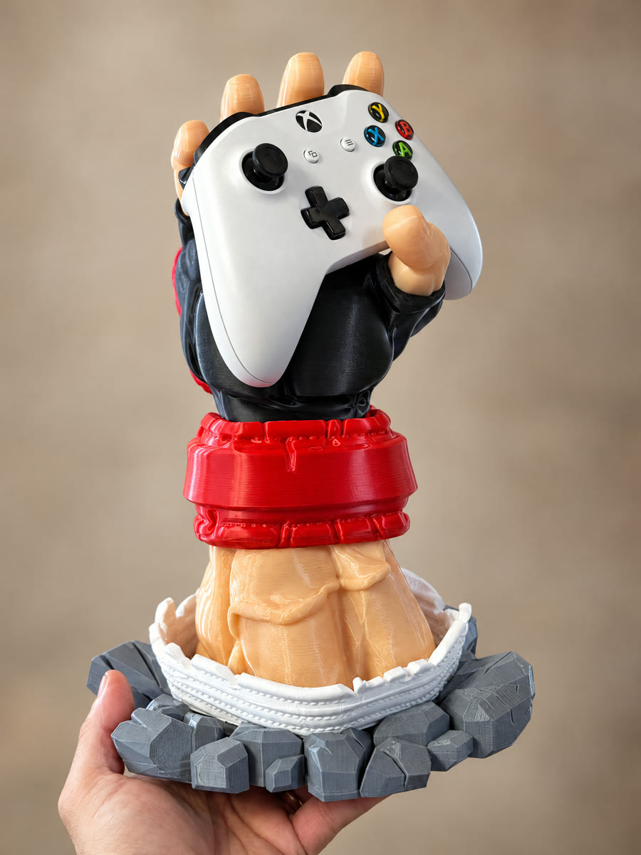 Suporte de controle de videogame em forma de mão